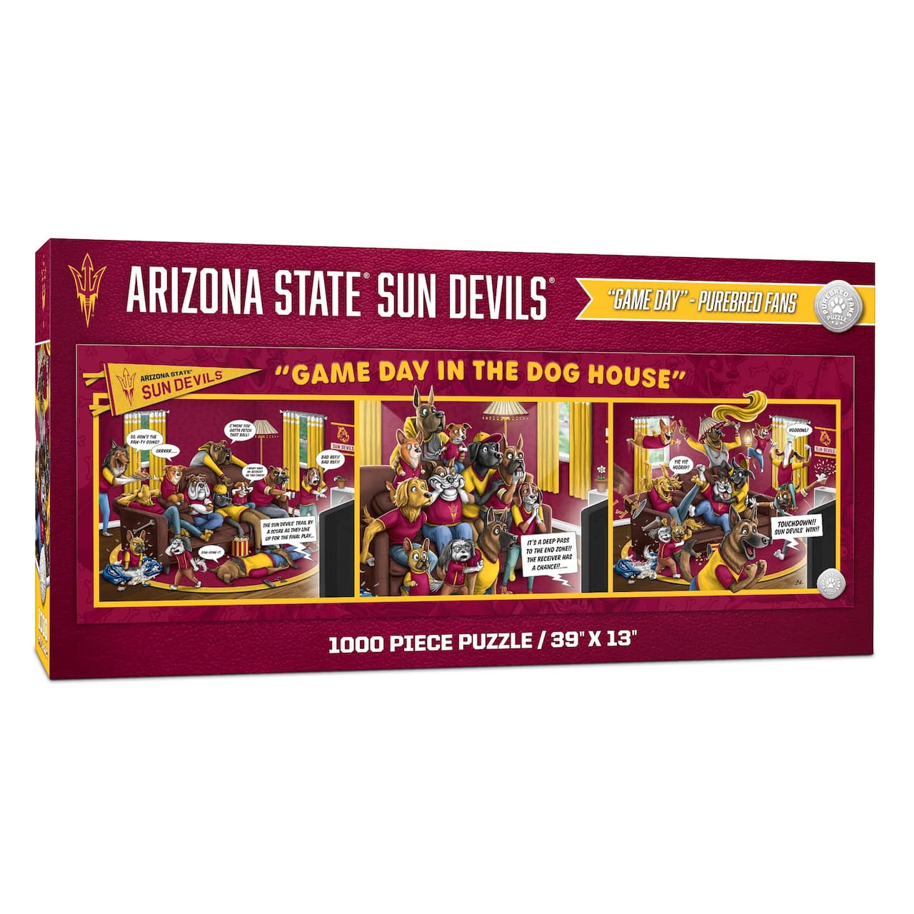 College Game Day in the Dog House 1,000 Piece Puzzle